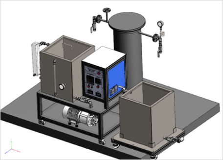 Boron concentration monitor calibration equipment